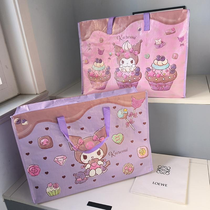 Large Kuromi Woven Storage Bag
