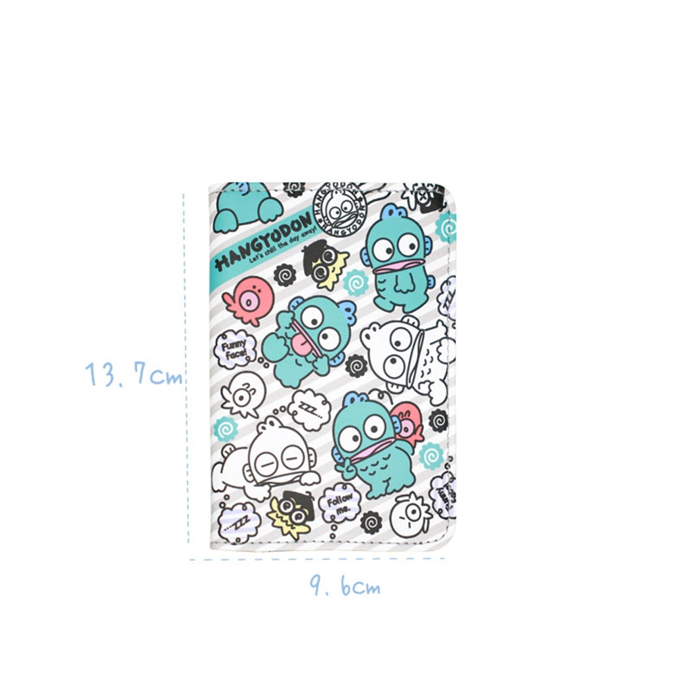 Cute PU Sanrio Passport Covers Case with Card Slot