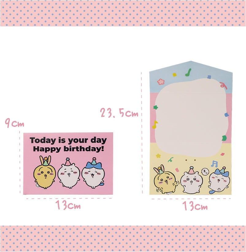 To Best Friend! Cute Tri-Fold Greeting Card