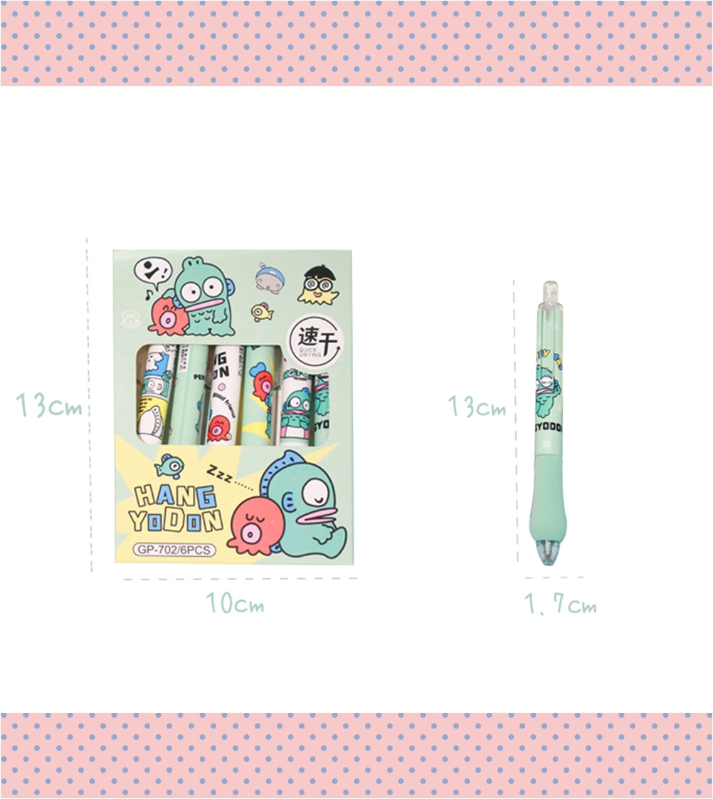 Sanrio Erasable/ Quick-drying Gel Pen Set
