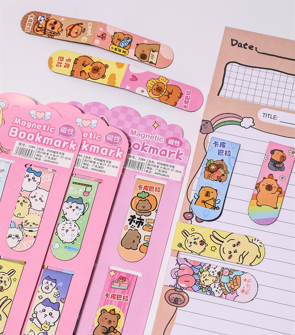 Sanrio & Capybara Magnetic Bookmarks