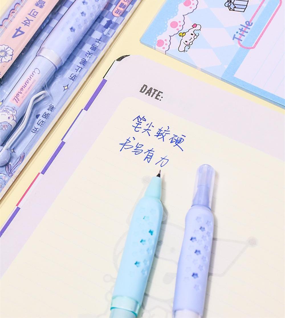 Licensed Cinna/Melo/Pocha/Kuku/Pompom Retractable Fountain Pen Gift Set