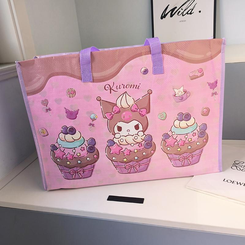 Large Kuromi Woven Storage Bag