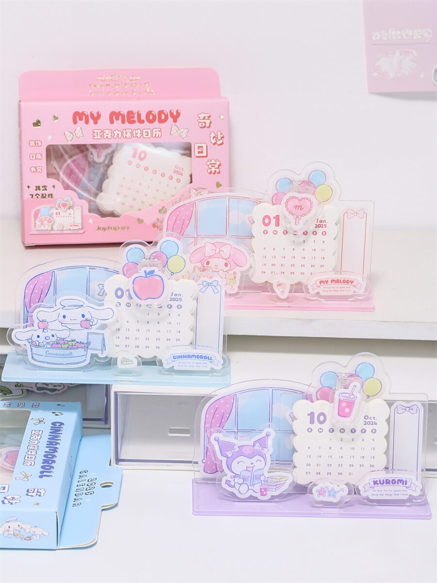 Acrylic DIY Desktop Calendar-Weiweigoods