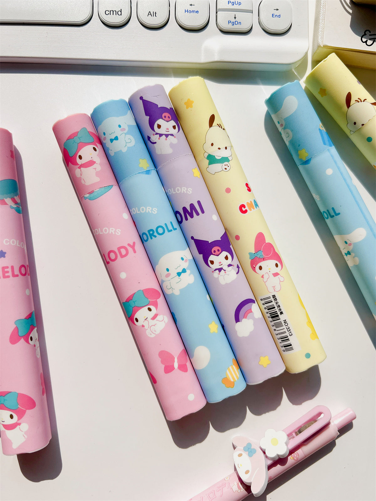 Sanrio Pastel Highlighters Set