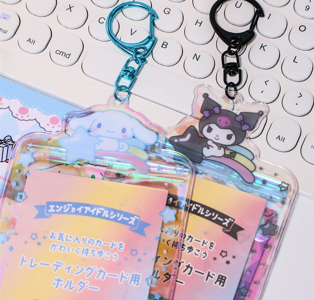 Sanrio Sparkling Laser Campus Card Holder Set