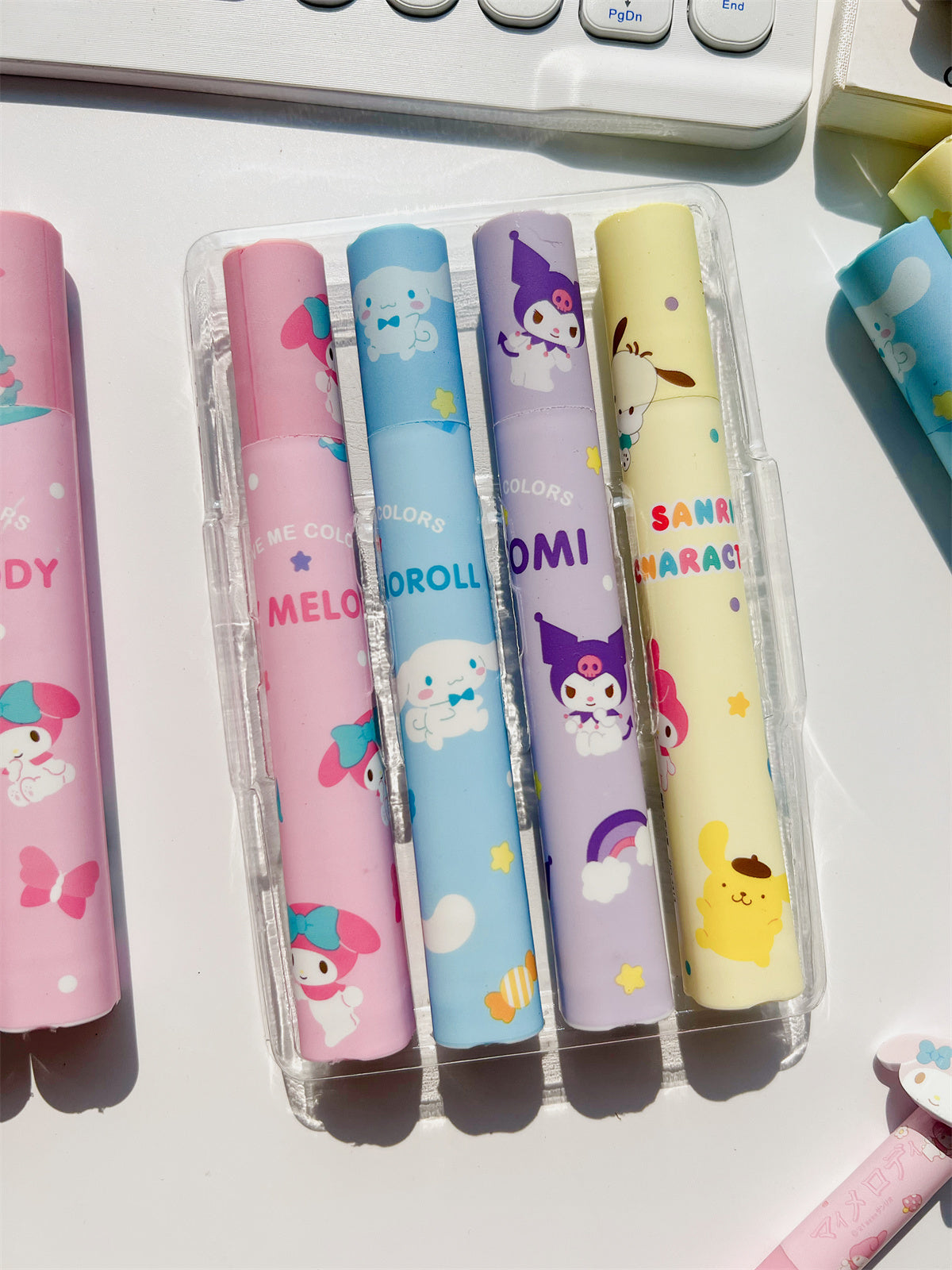 Sanrio Pastel Highlighters Set