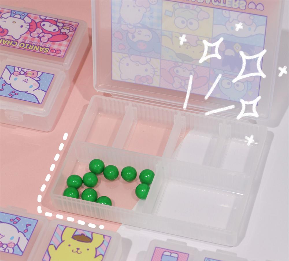 3 Sizes Clear Mini Storage Box
