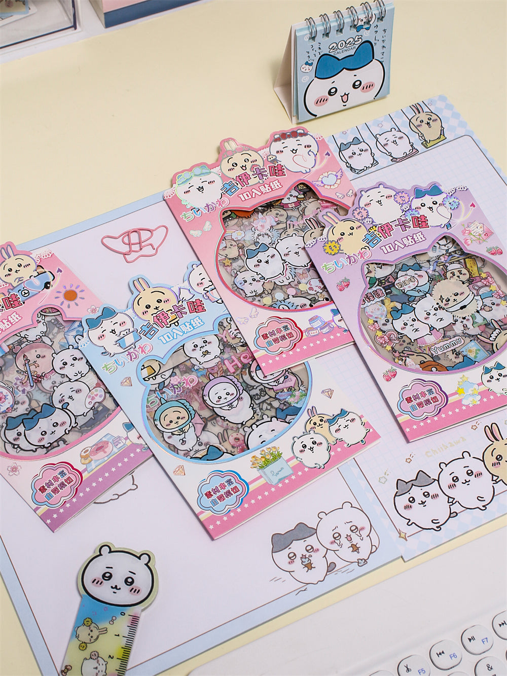 Cute Transparent Chiikawa Waterproof Stickers | 10 Sheets