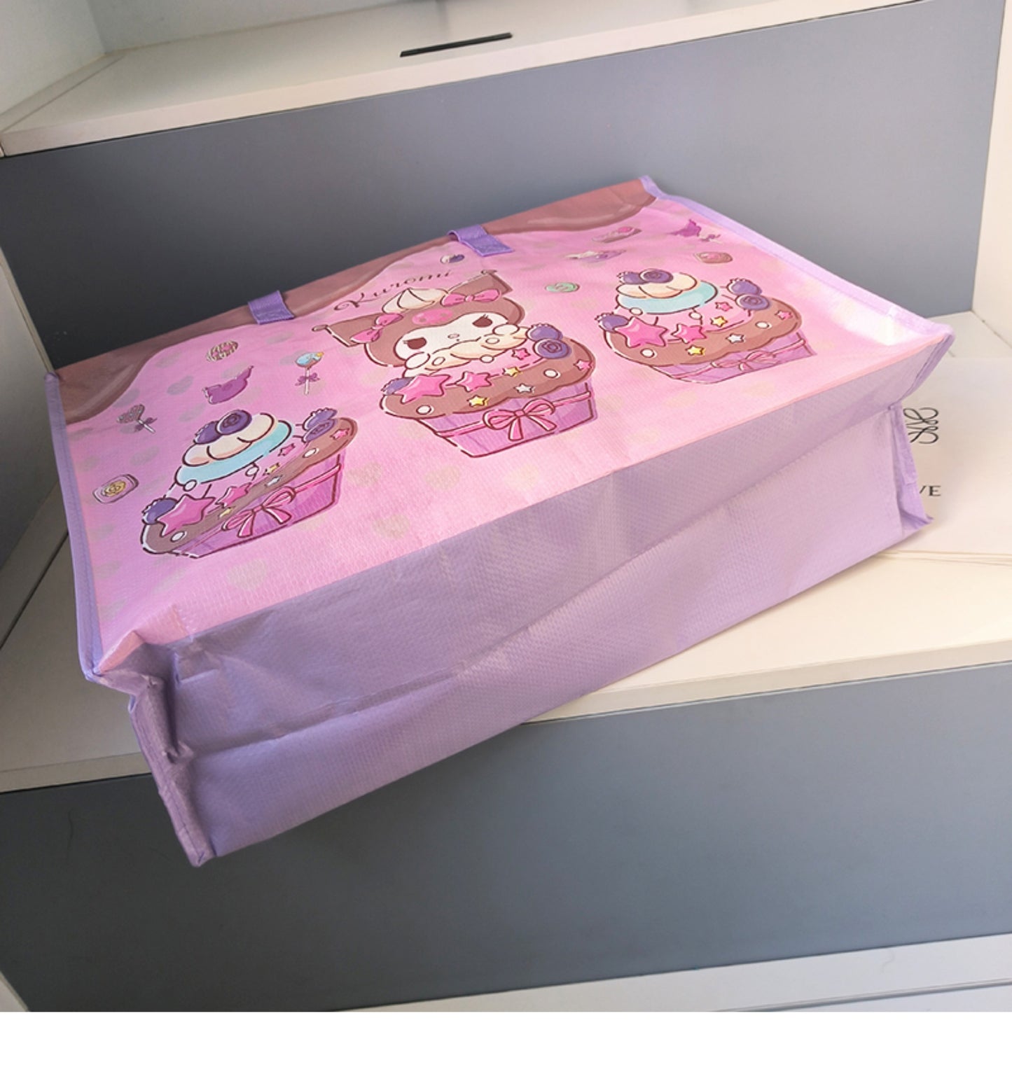 Large Kuromi Woven Storage Bag