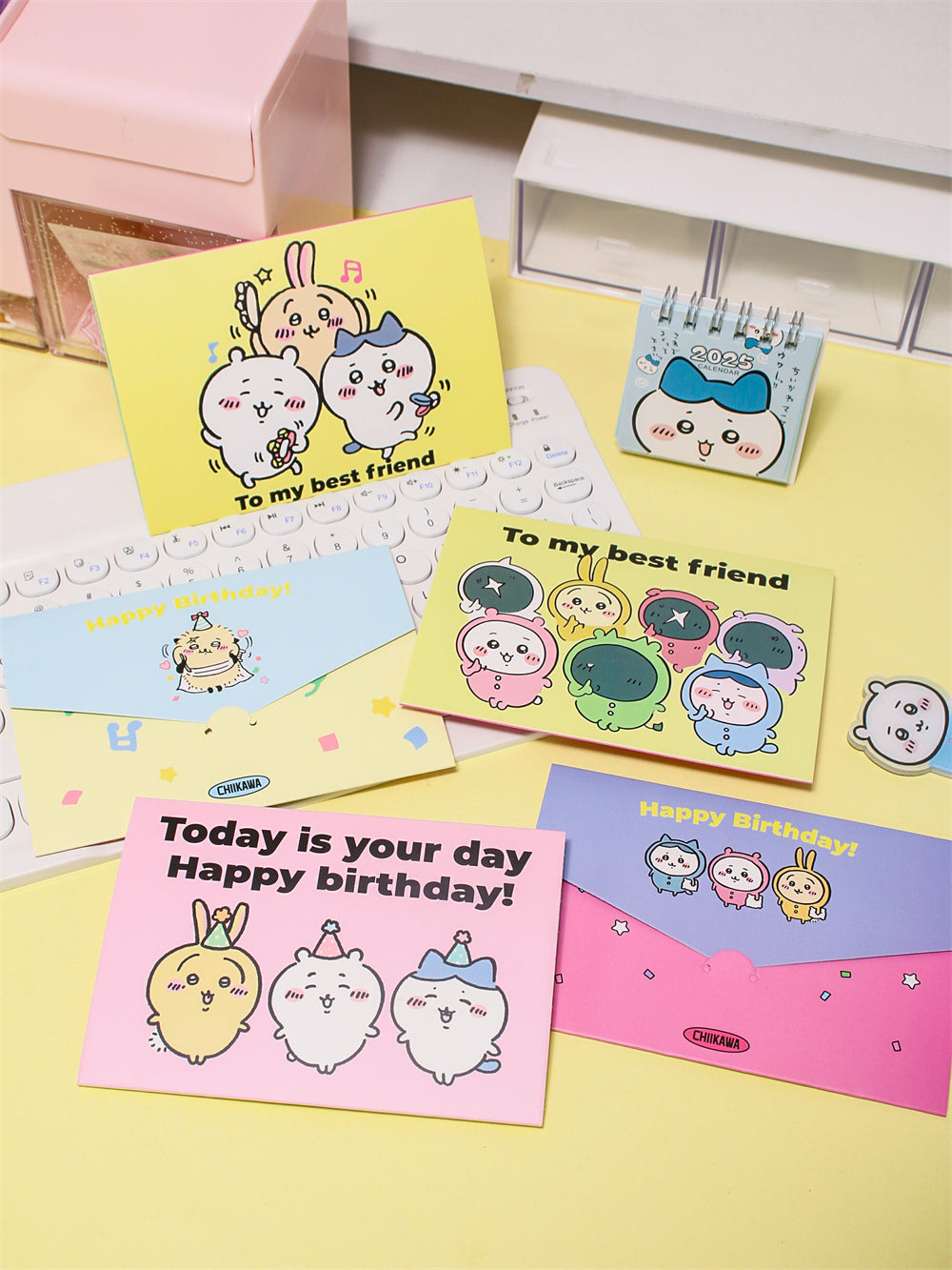 To Best Friend! Cute Tri-Fold Greeting Card