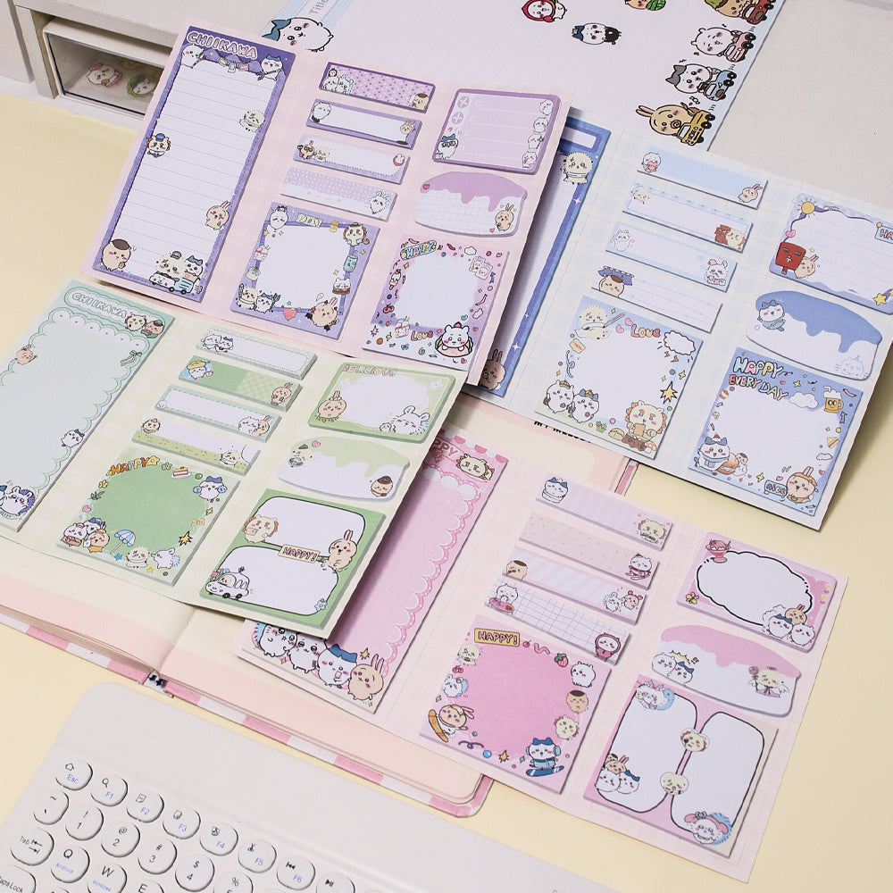 Chiikawa Foldable Sticky Notes Book