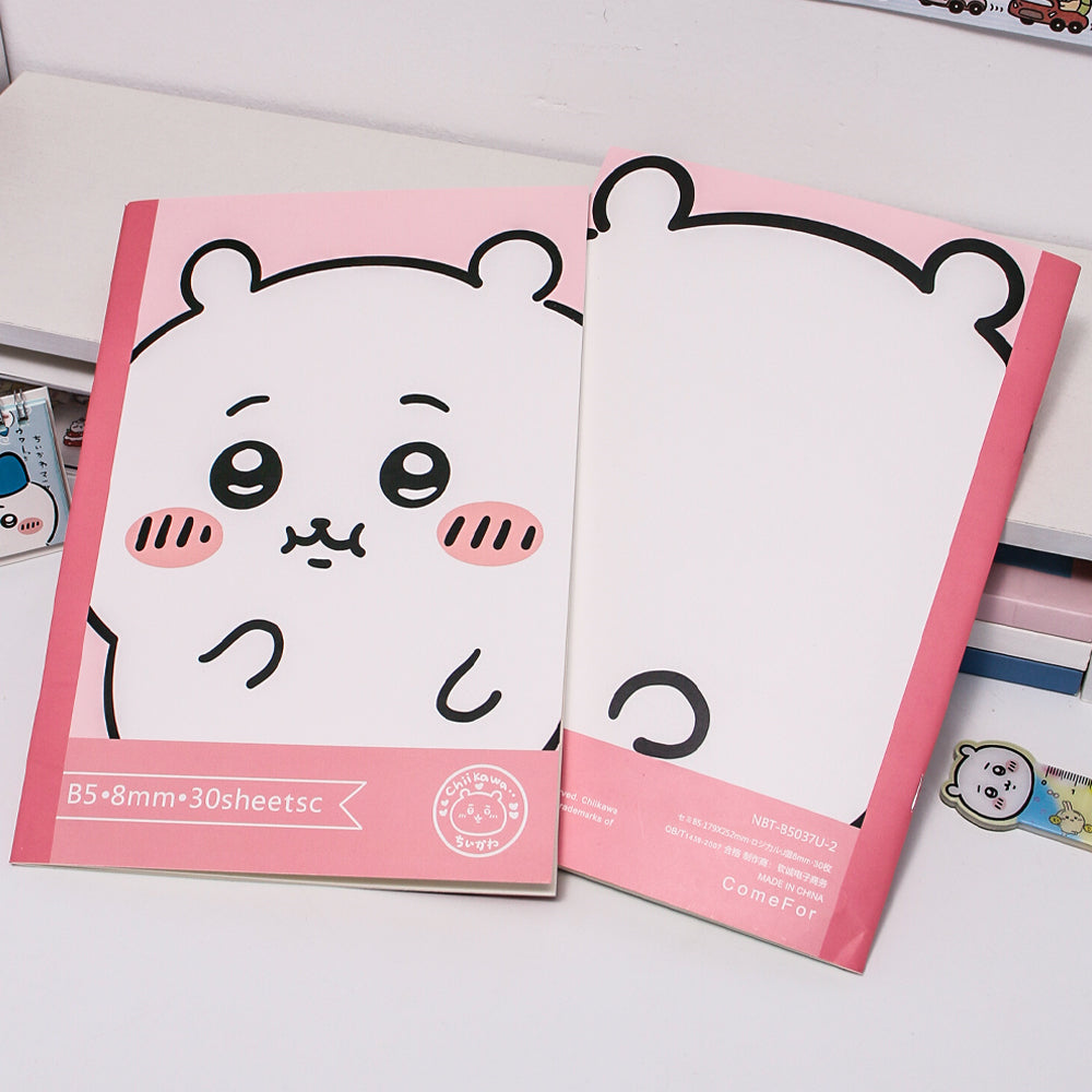 Chiikawa Series Big Head / Back B5 Notebook