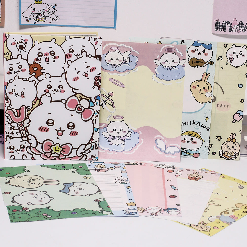 Chiikawa A5 Colorful Inner Pages Notebook | 16 Unique Page Styles | 96 Sheets