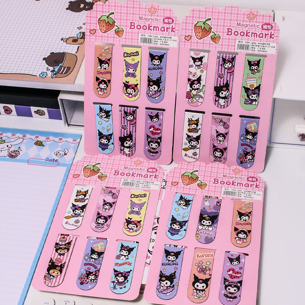 Sanrio & Capybara Magnetic Bookmarks