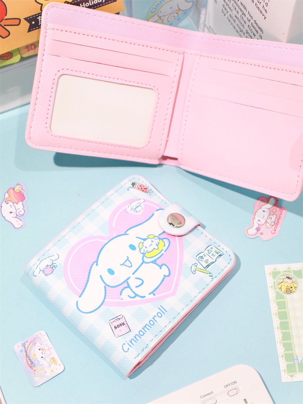 Niedliche zweifach gefaltete Brieftasche von Sanrio