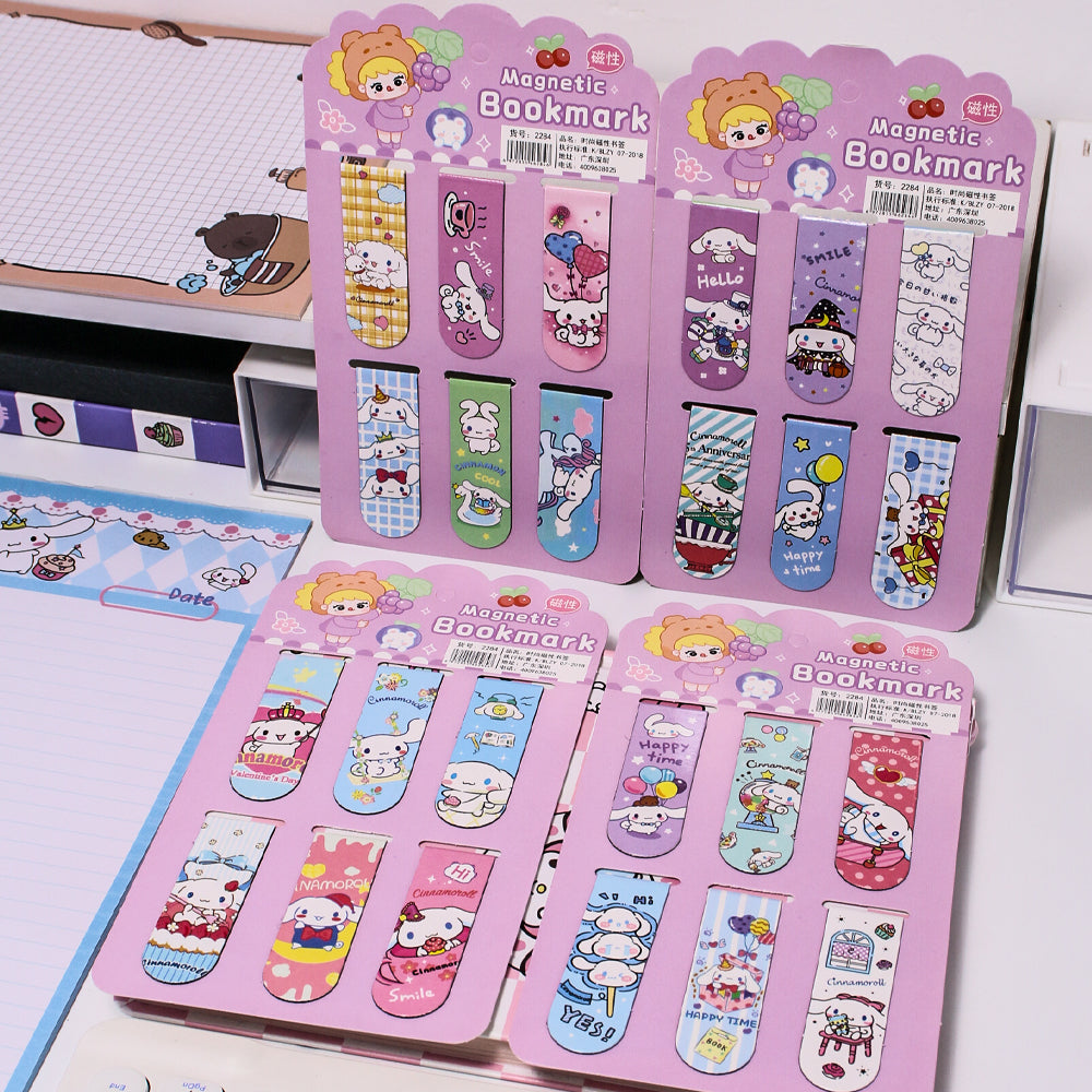 Sanrio & Capybara Magnetic Bookmarks