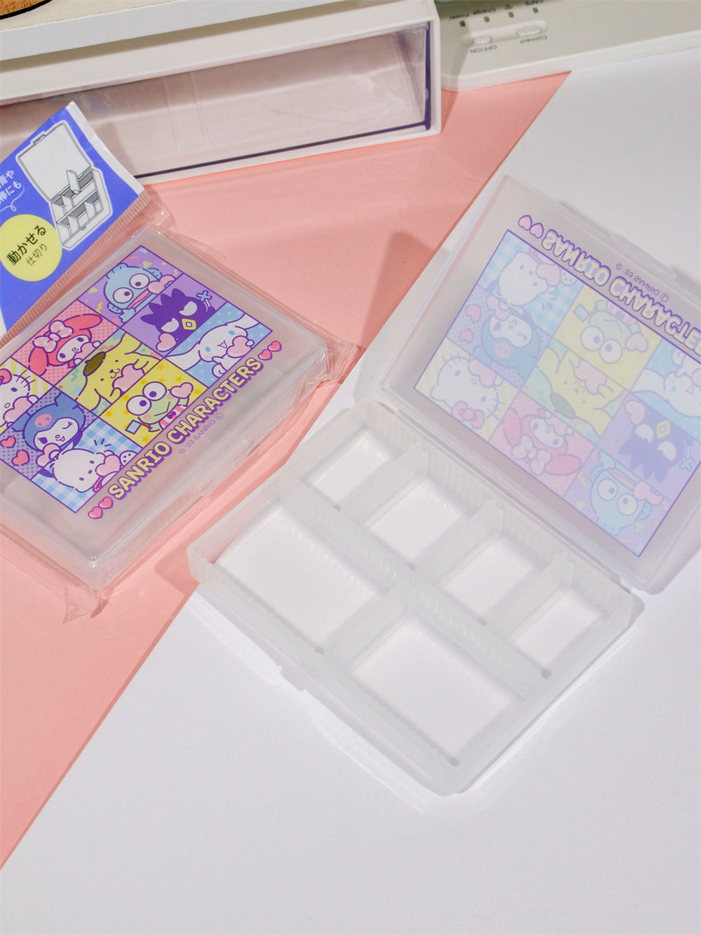 3 Sizes Clear Mini Storage Box