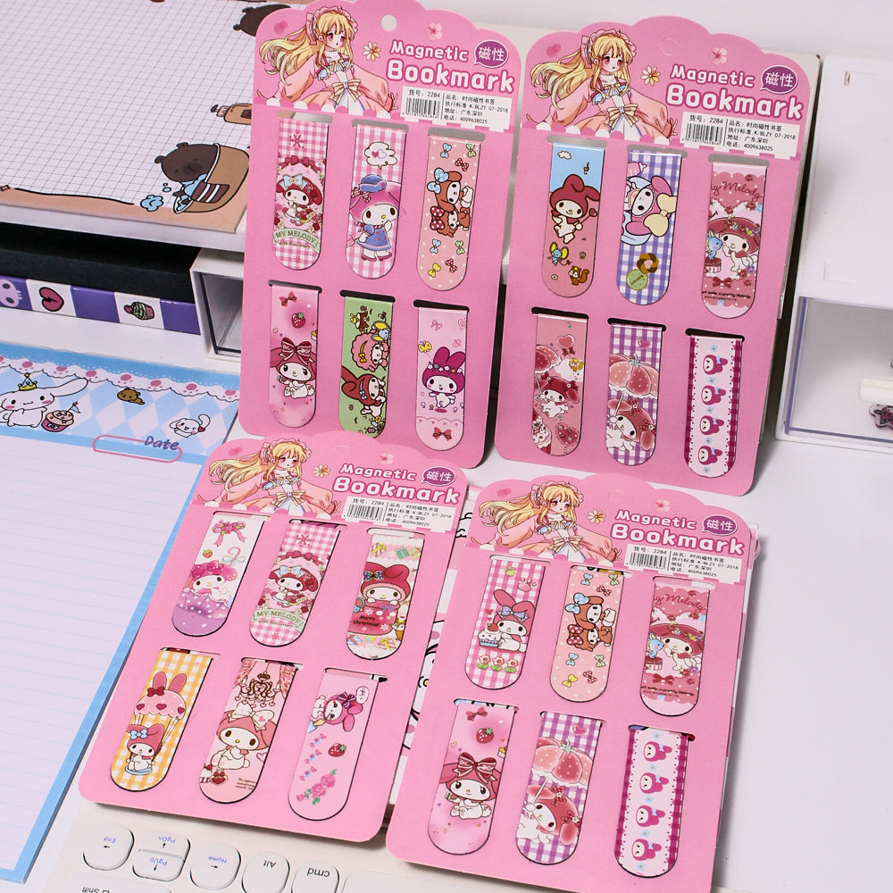 Sanrio & Capybara Magnetic Bookmarks