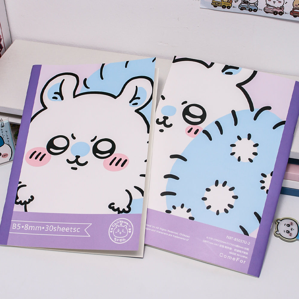 Chiikawa Series Big Head / Back B5 Notebook