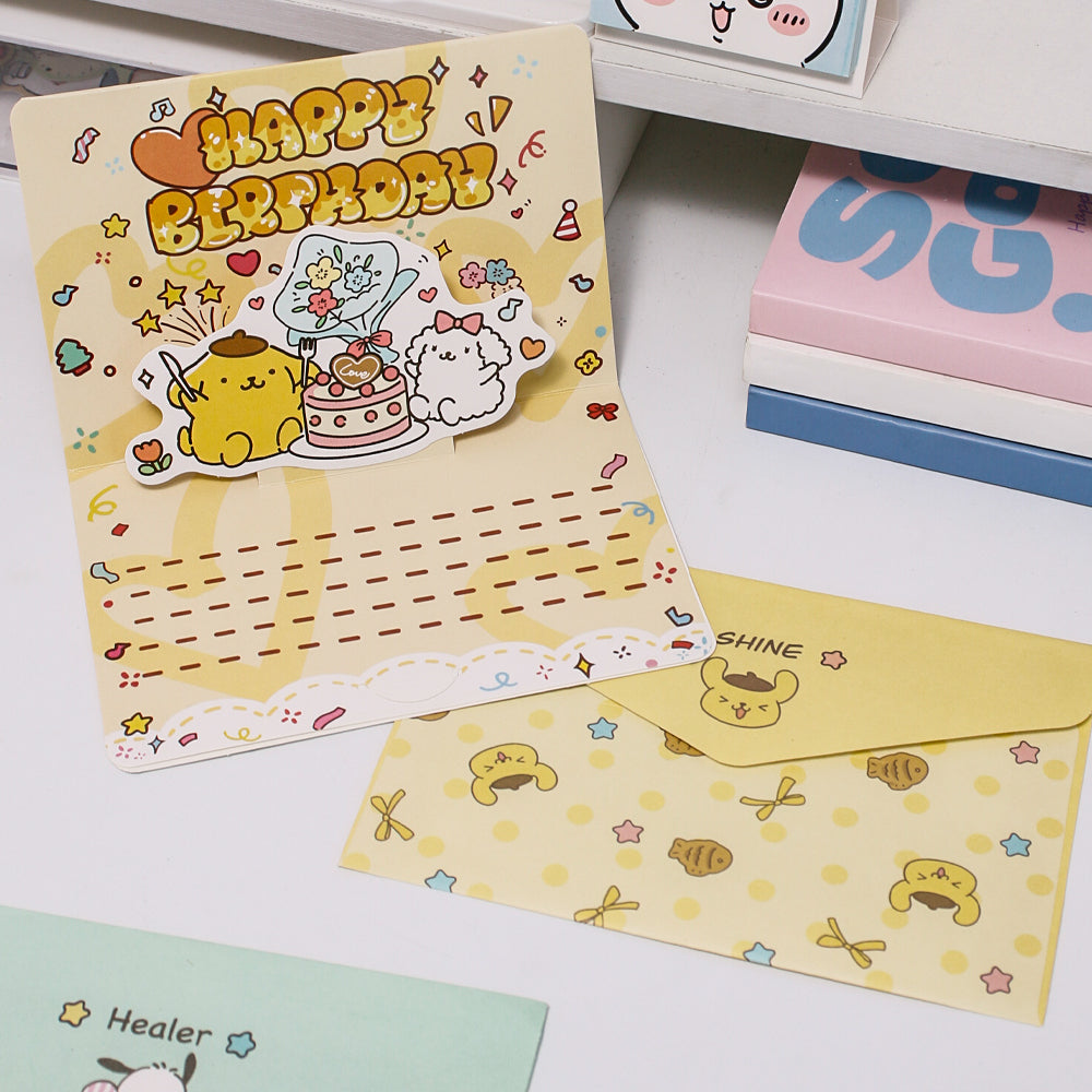 Sanrio 3D Pop-Up Birthday Card with Envelope