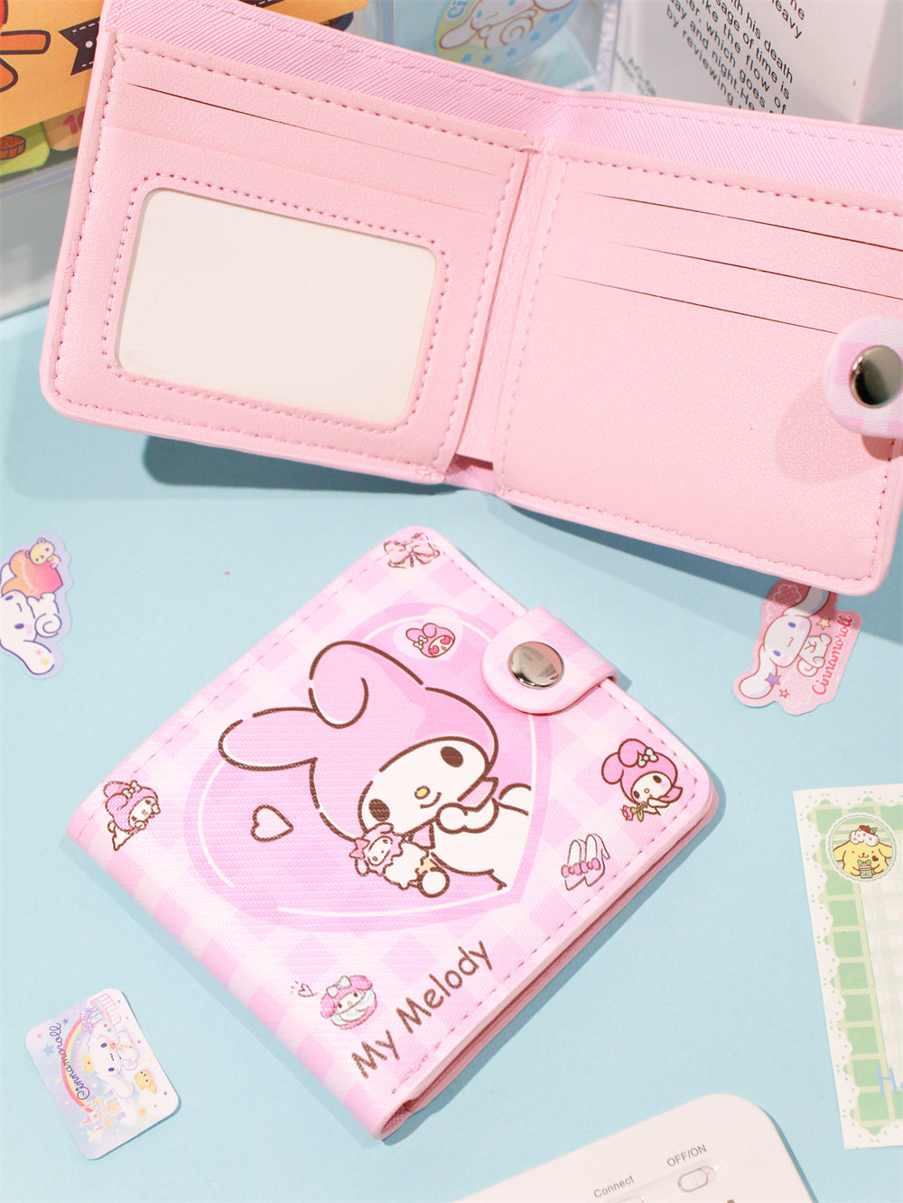 Niedliche zweifach gefaltete Brieftasche von Sanrio