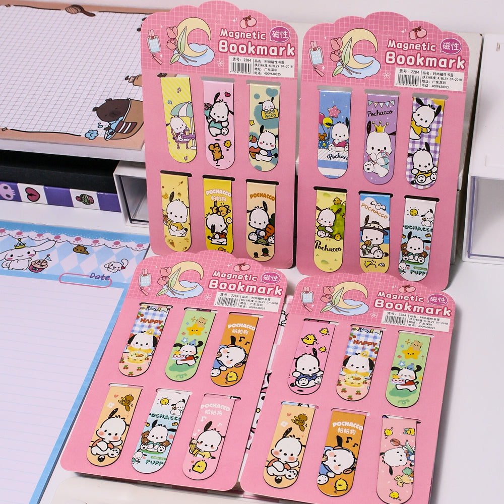 Sanrio & Capybara Magnetic Bookmarks