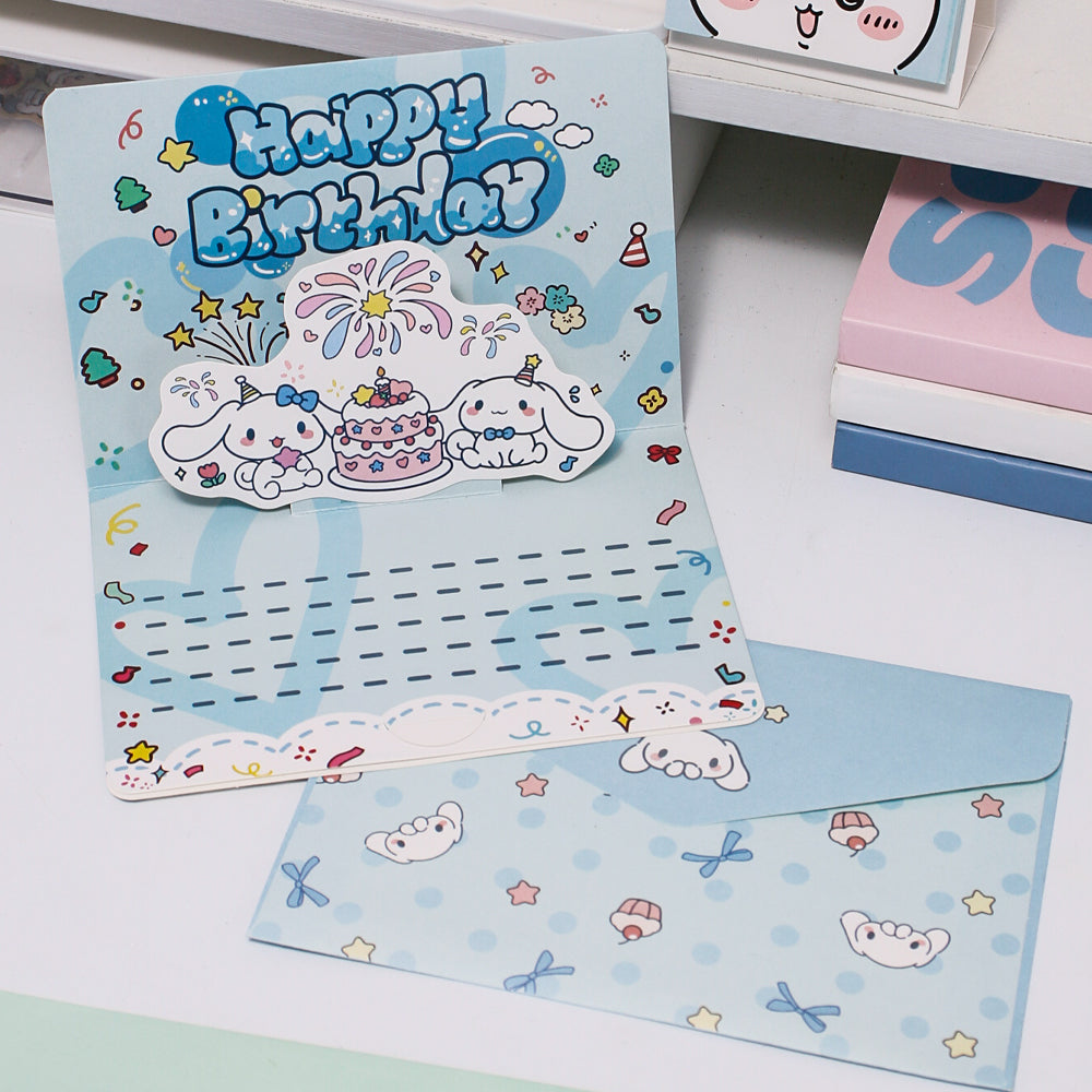 Sanrio 3D Pop-Up Birthday Card with Envelope