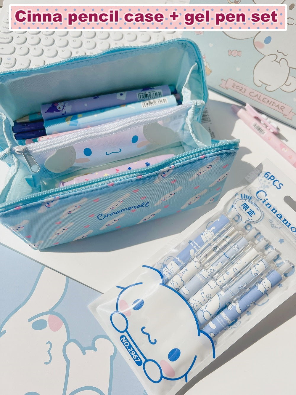 Sanrio Characters Foldable Pencil Case-Weiweigoods
