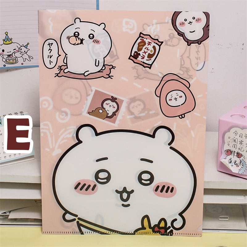 Chiikawa L-Shape A4 Large Capacity Document Folder