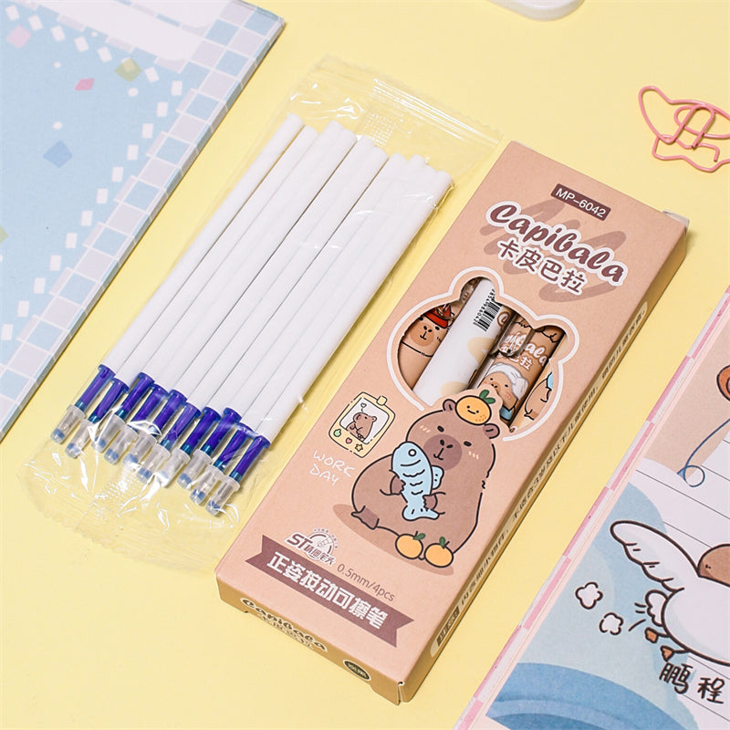 Eraseable Blue & Black Gel Pen 4PC/Pack-Weiweigoods