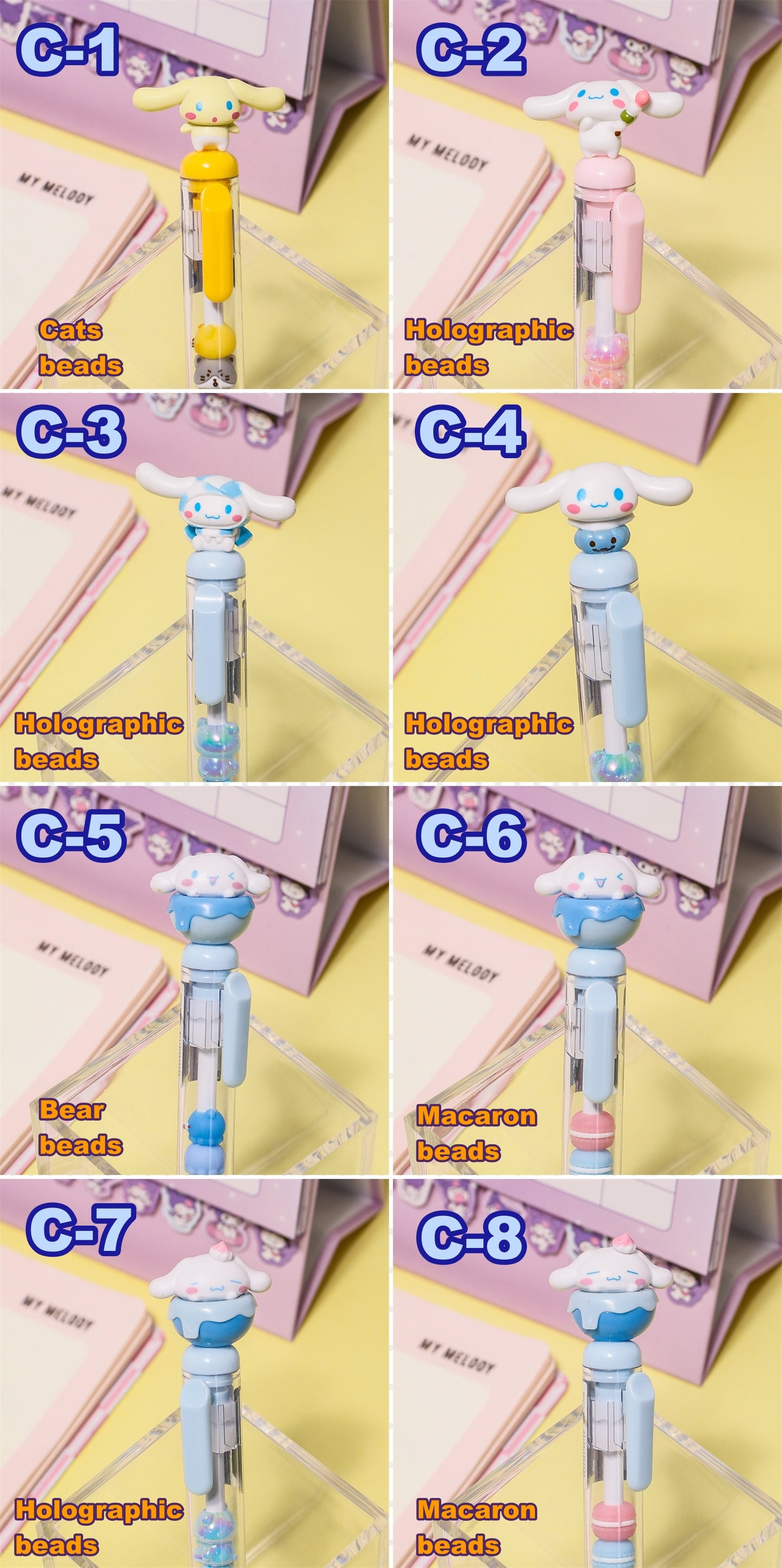 Sanrio DIY Stackable Bead Gel Pen