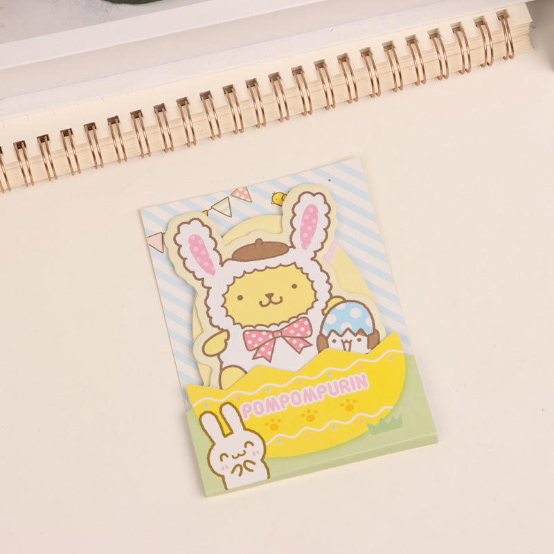 Sanrio Easter Egg Shaped Sticky Notes