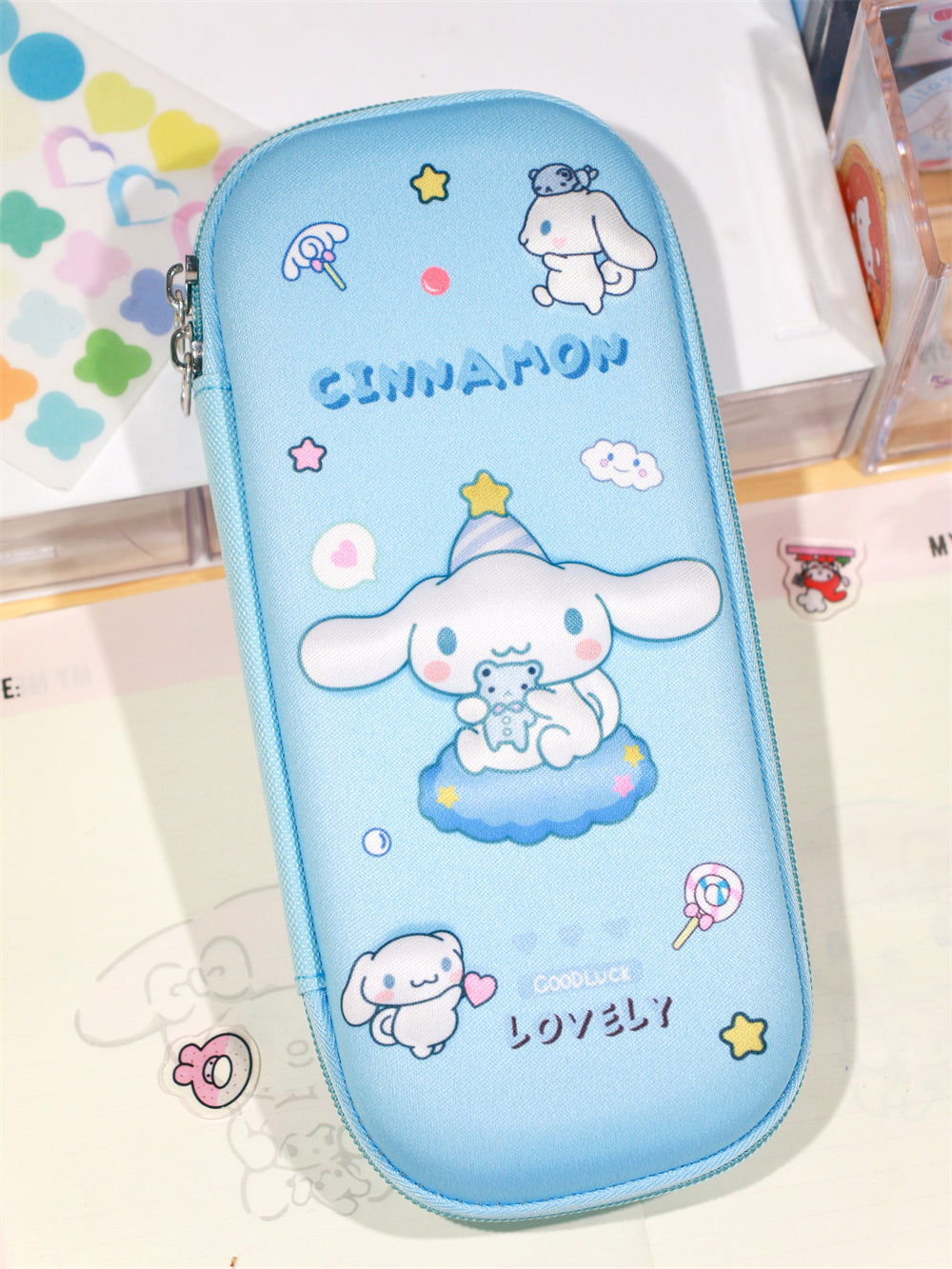 Kawaii PU/ Canvas 3D Multi-Layer Pencil Case