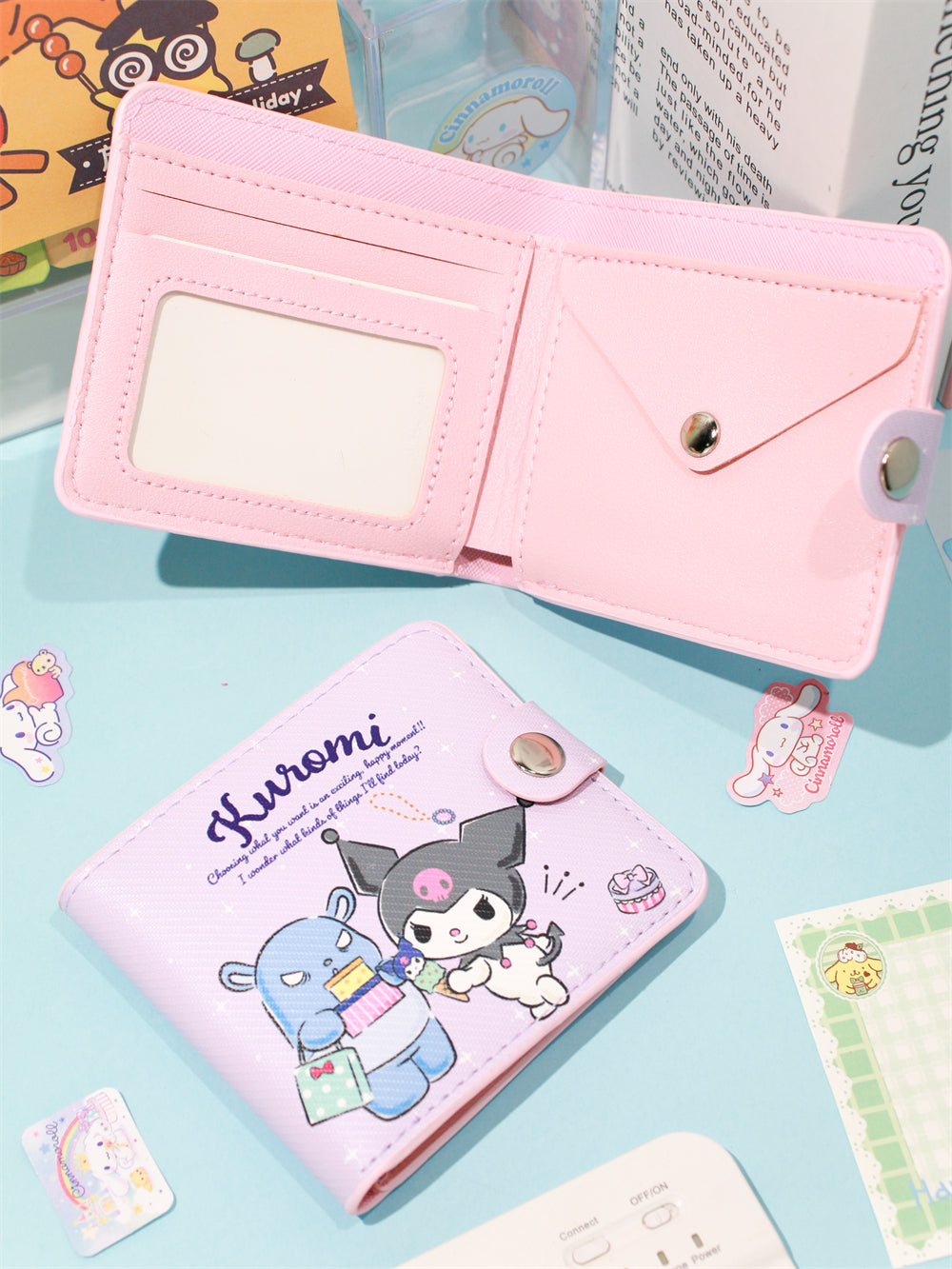 Sanrio Compact Bifold Wallet with Coin Pocket