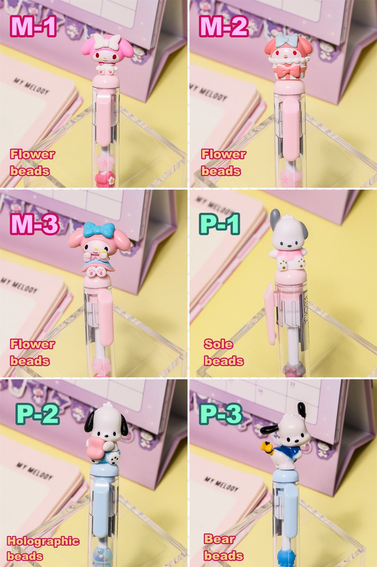 Sanrio DIY Stackable Bead Gel Pen