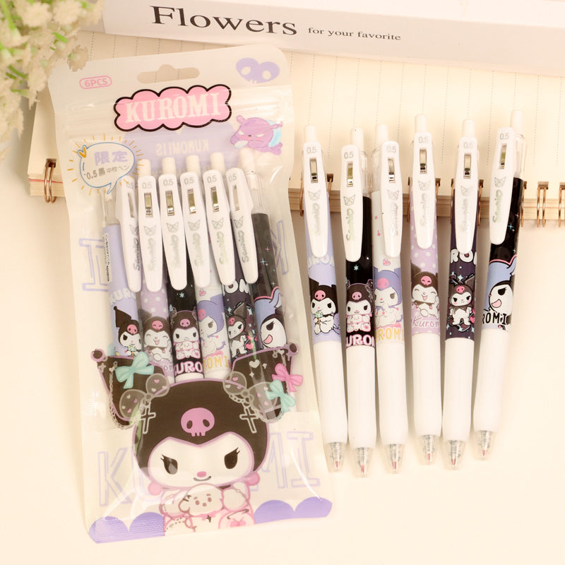 Sanrio Smooth Writing Gelschreiber-Set mit Druckfunktion