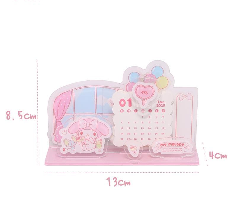 Acrylic DIY Desktop Calendar-Weiweigoods
