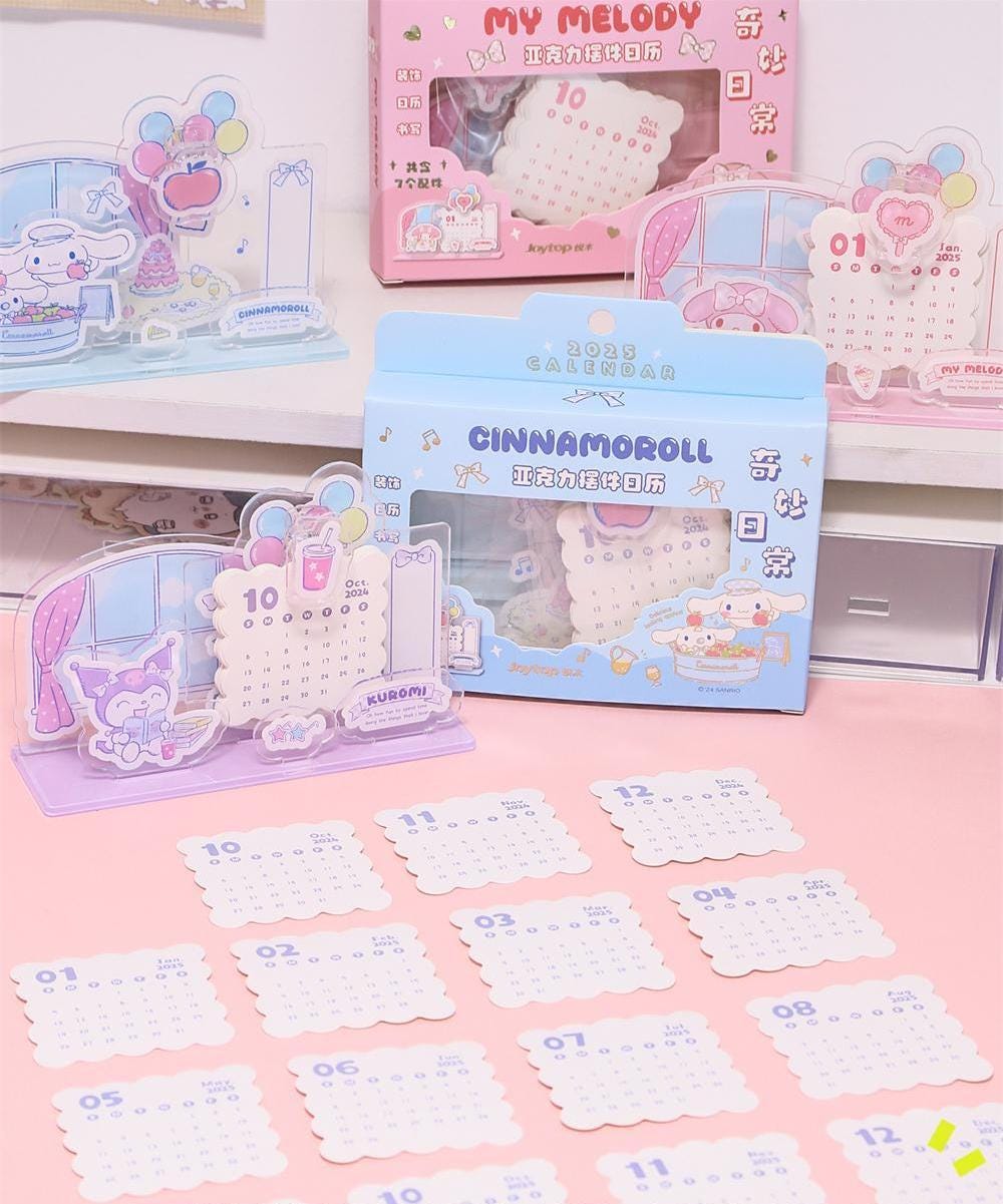 Acrylic DIY Desktop Calendar-Weiweigoods