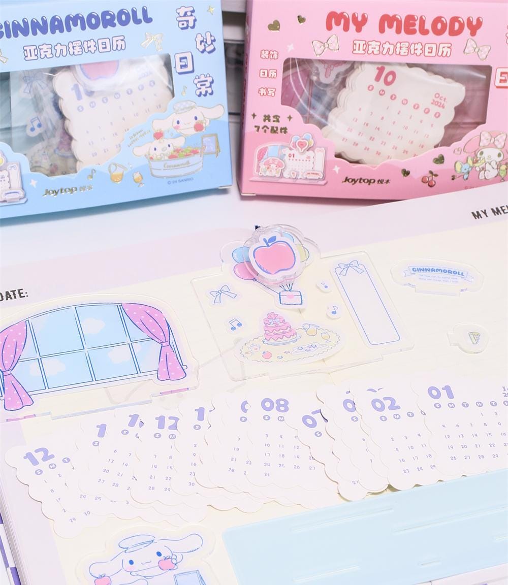 Acrylic DIY Desktop Calendar-Weiweigoods