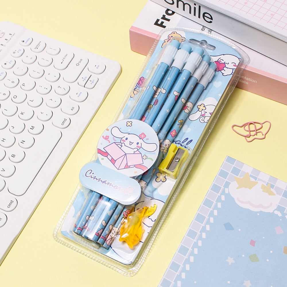 Sanrio 12er-Pack HB-Bleistifte mit Radiergummispitzen