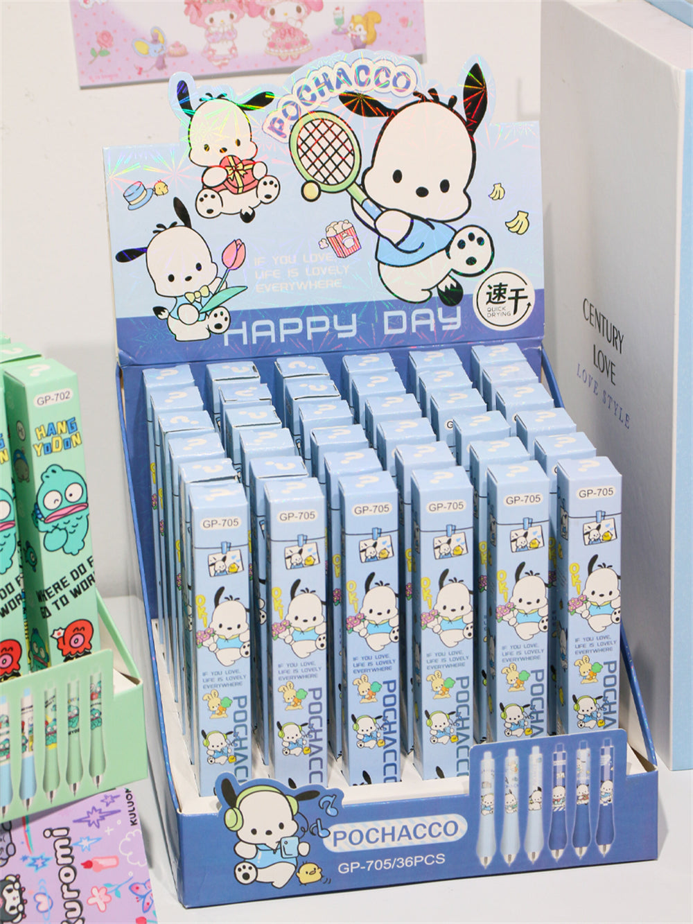 Pochacco/Kuromi/My Melody/Hangyodon Mystery Box Random Pen 1 Pack