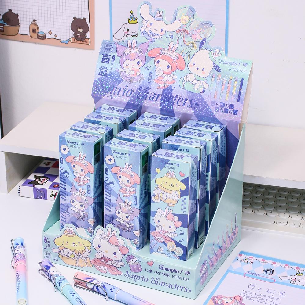Sanrio Licensed Blue Ink Blind Box Fountain Pen Gift Set