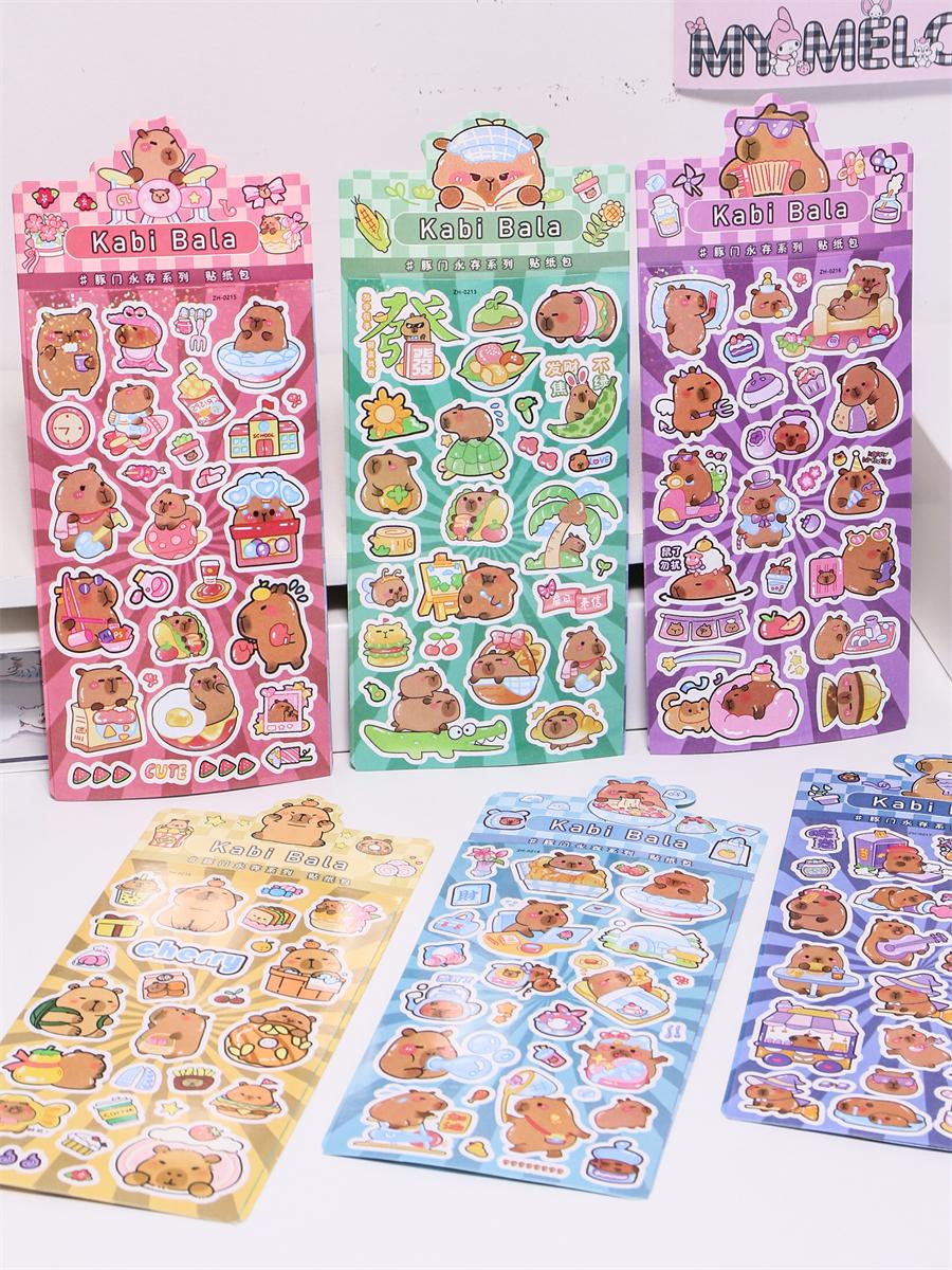 Capybara Laser Filmed Stickers-Weiweigoods