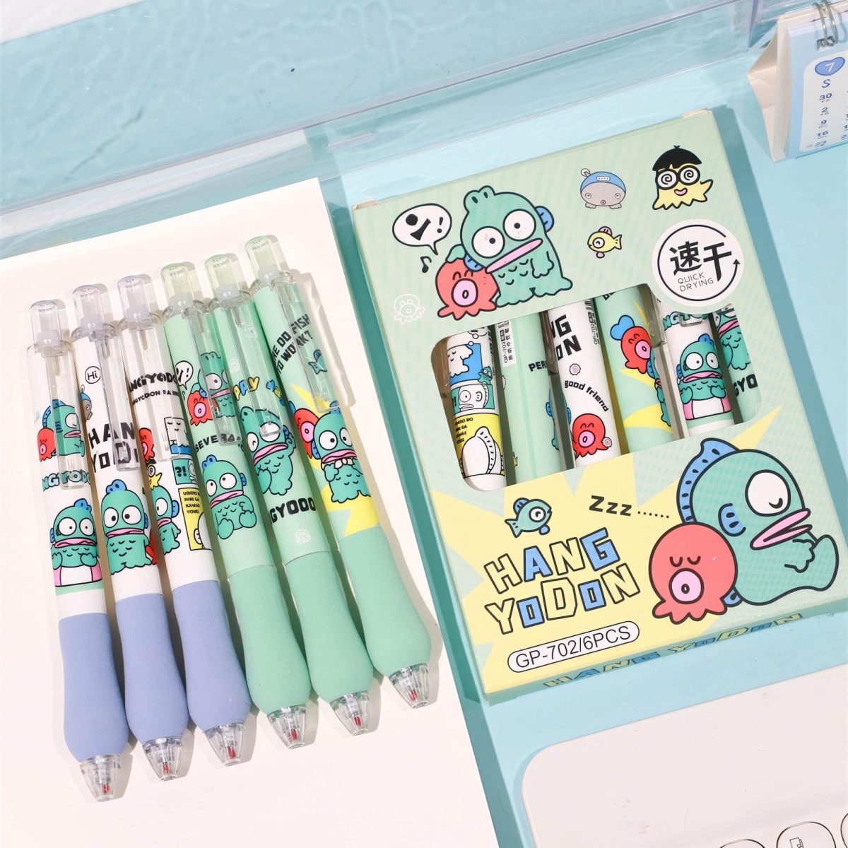 Sanrio Erasable/ Quick-drying Gel Pen Set