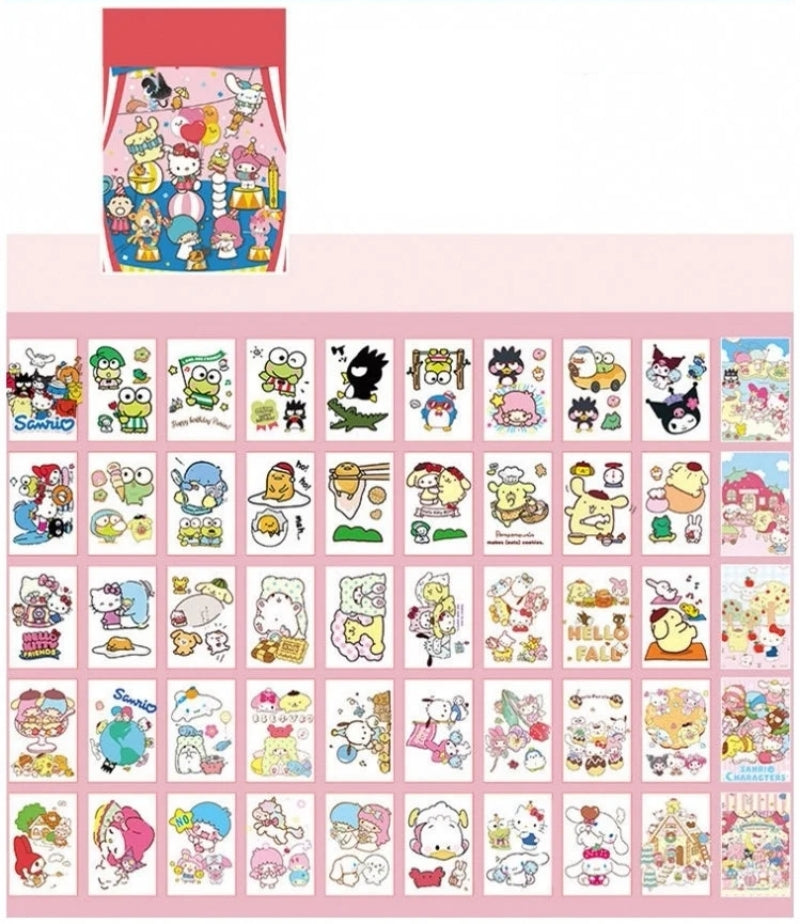 Sanrio 50-Page Mini Sticker Book Collection A