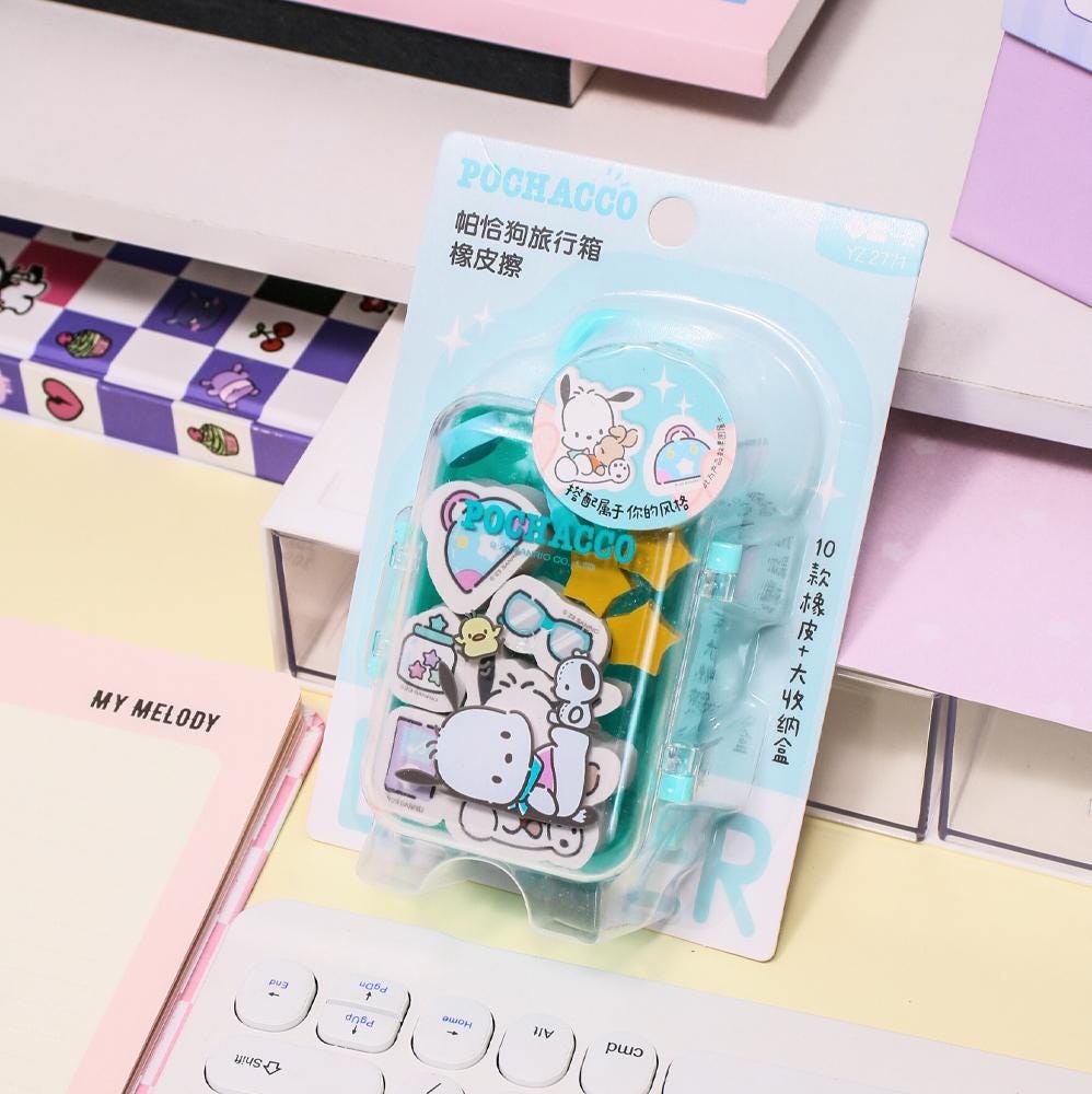 Kuromi & Cinnamoroll Eraser Set-Weiweigoods