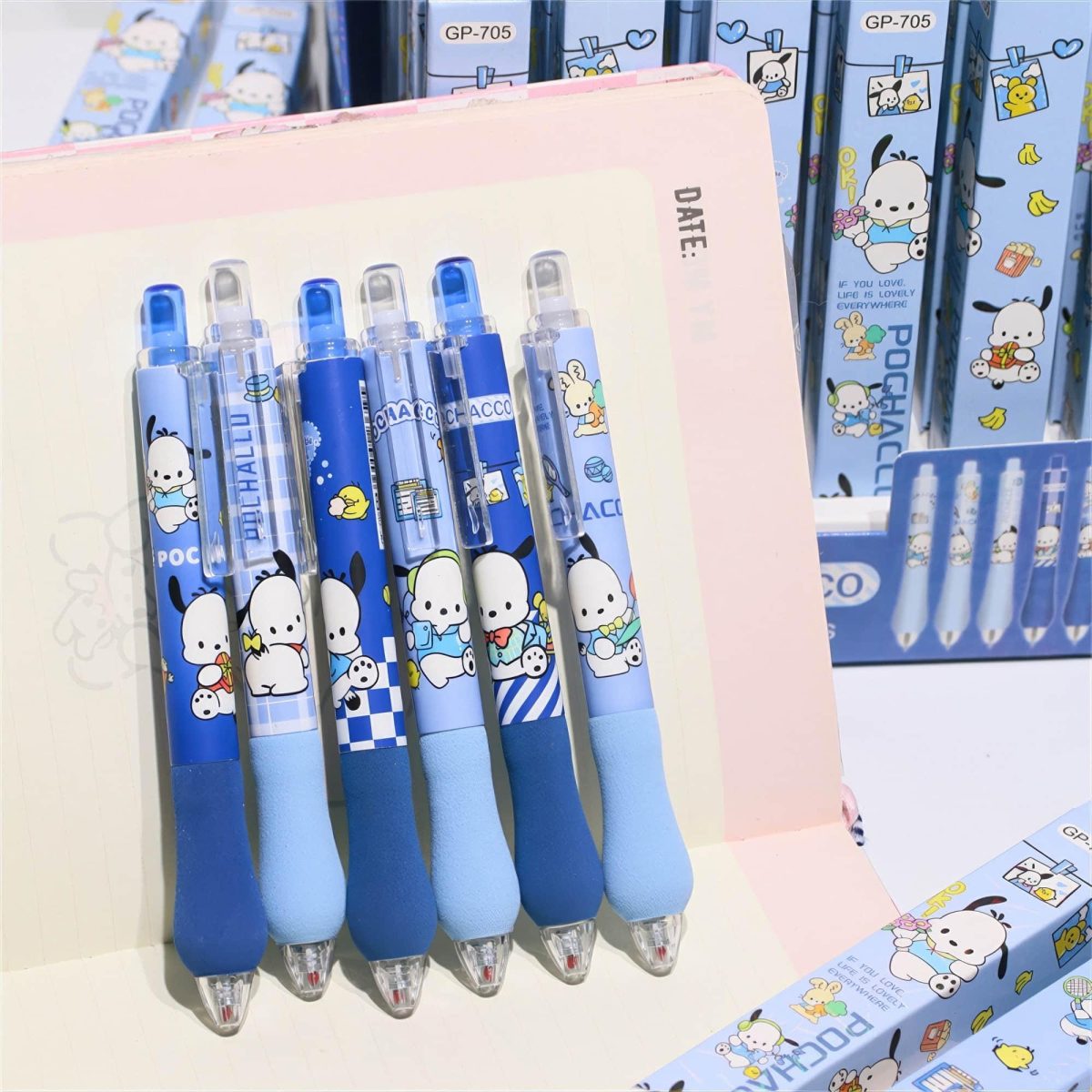 Pochacco/Kuromi/My Melody/Hangyodon Mystery Box Random Pen 1 Pack