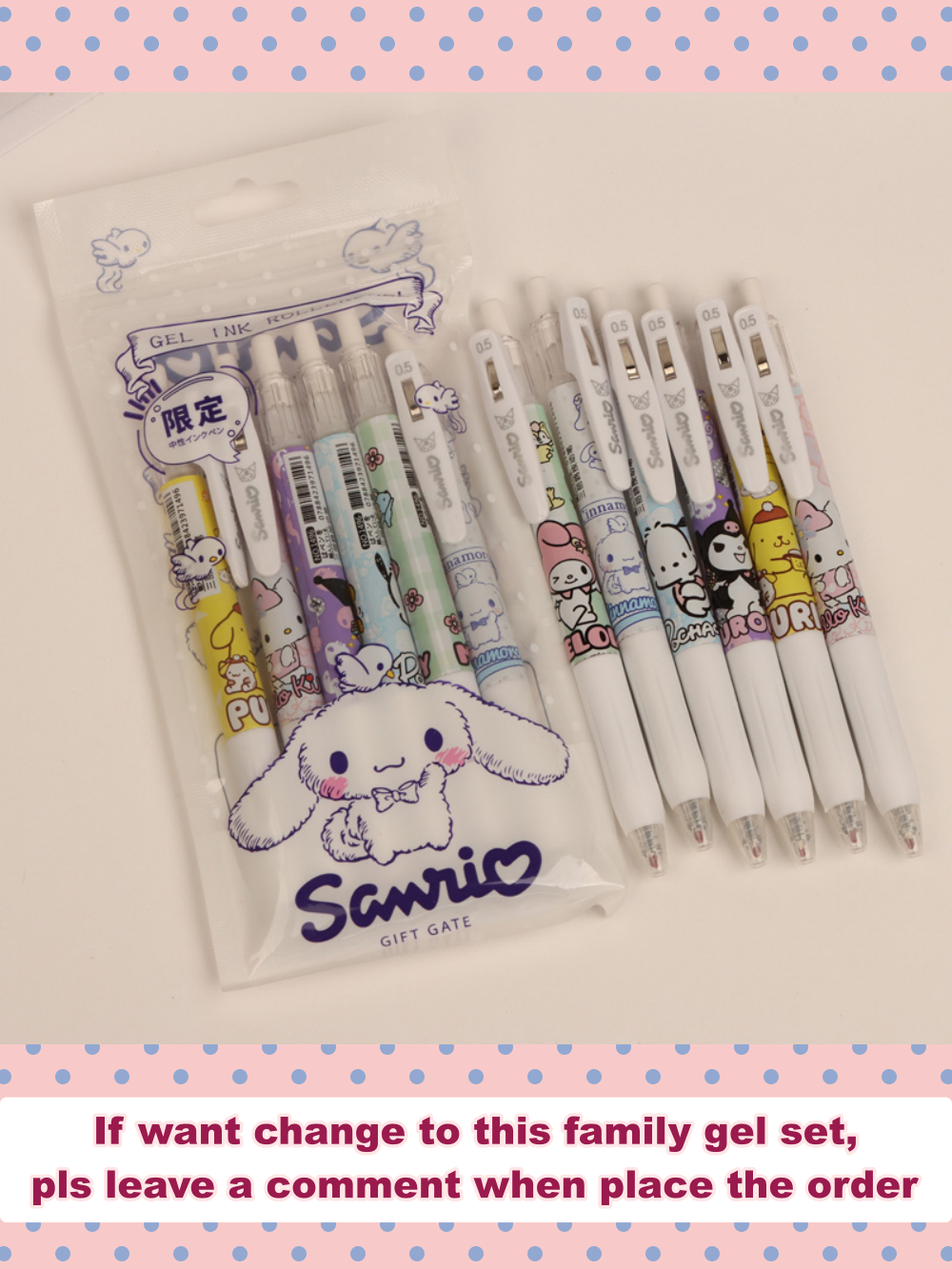 Sanrio Characters Foldable Pencil Case-Weiweigoods