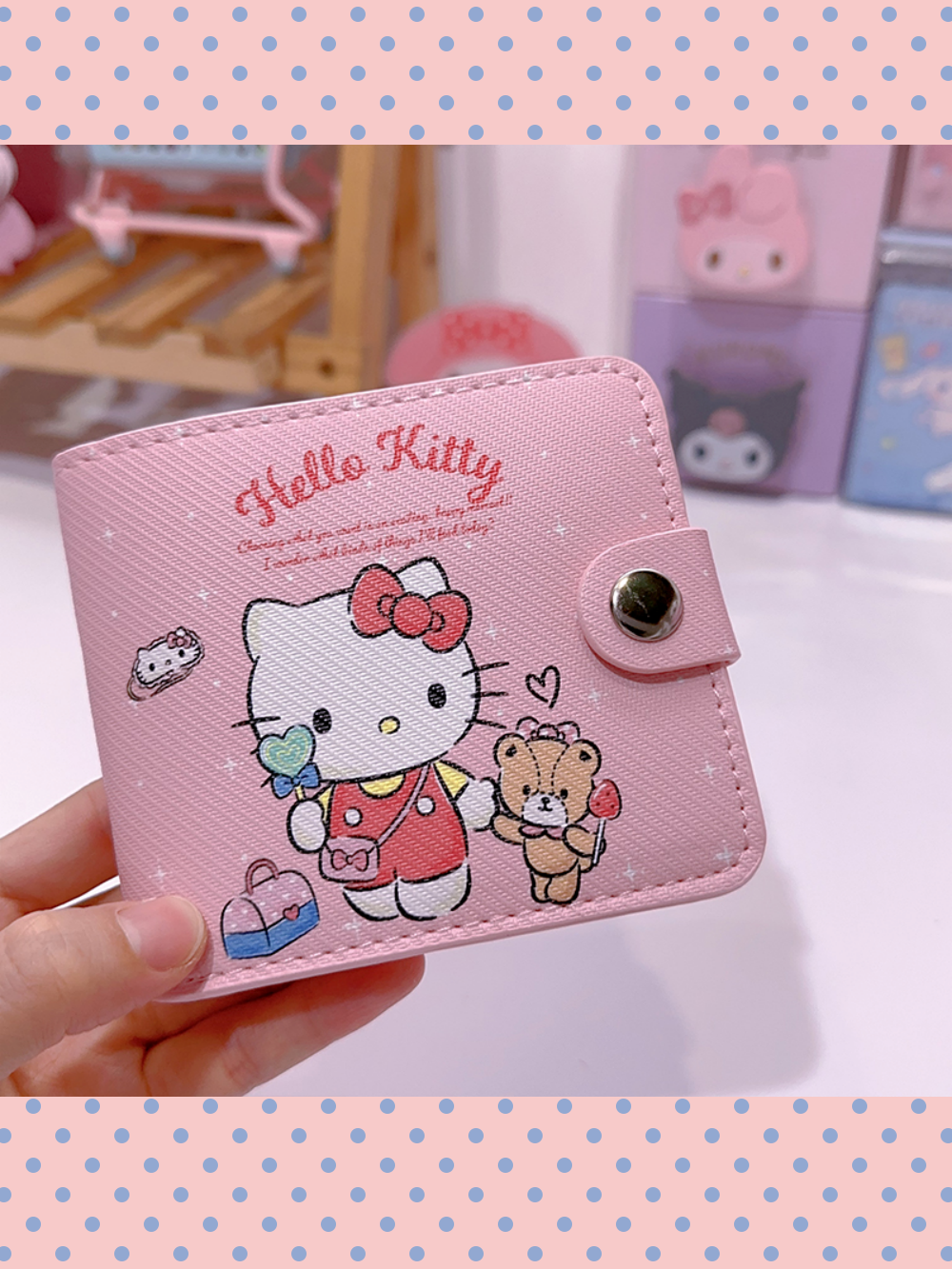 Sanrio Compact Bifold Wallet with Coin Pocket